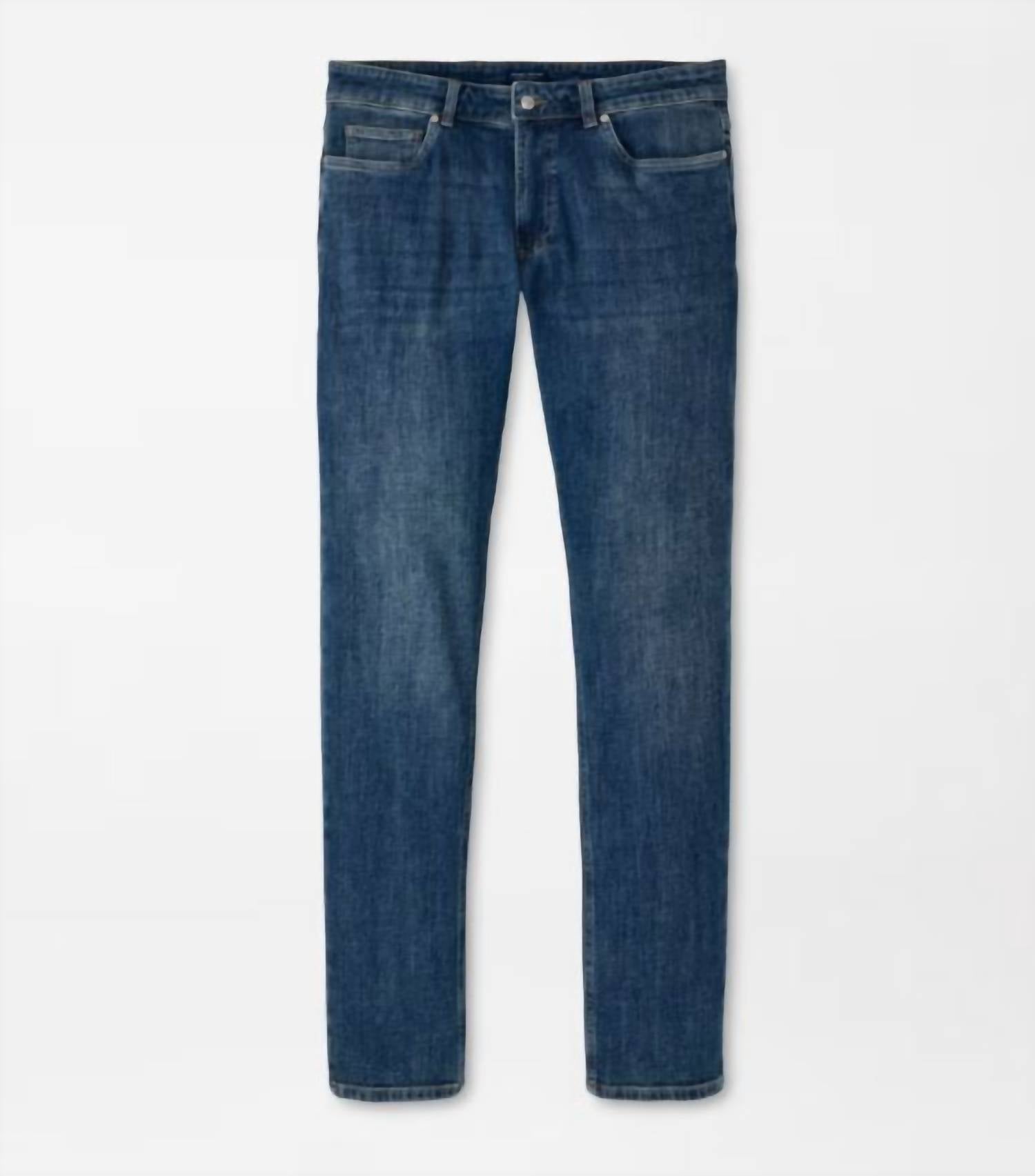 Peter Millar - Vintage Washed Five-pocket Denim Jeans