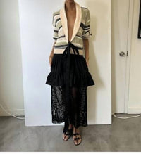 Hellessy - Meyer Stripe Belted Wrap Cardigan