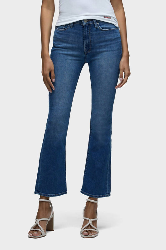 Hudson - Barbara High-Rise Bootcut Crop Jeans