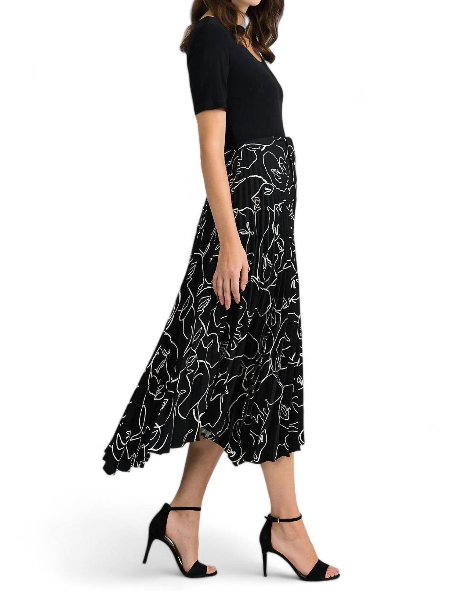 Joseph Ribkoff - PLEATED SKIRT DRESS