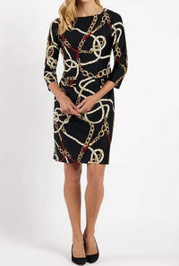 JUDE CONNALLY Ribbons & Chains Dress in black - women's dress