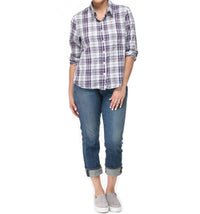 Tulip Clothing - Boyfriend Button-front Shirt