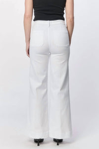 Dear John Denim - Fiona Wide Leg Cuffed Hem Jeans