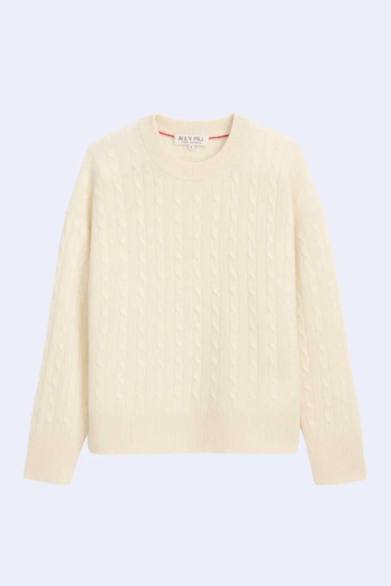 Alex Mill - Crewneck Cashmere Cable Sweater