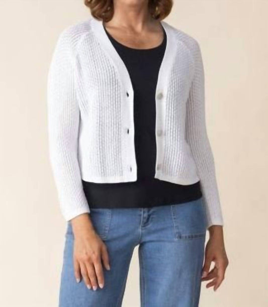 Habitat - To Live In Coastal Crochet Cardigan
