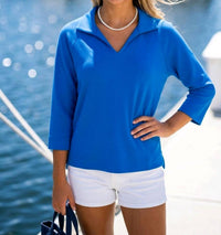 Tribal - Techno Lux 3/4 sleeve polo