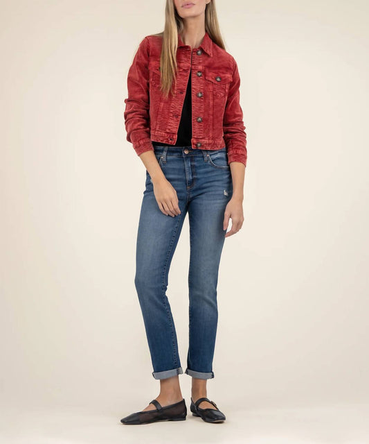 Kut From The Kloth - Julie Corduroy Crop Jacket