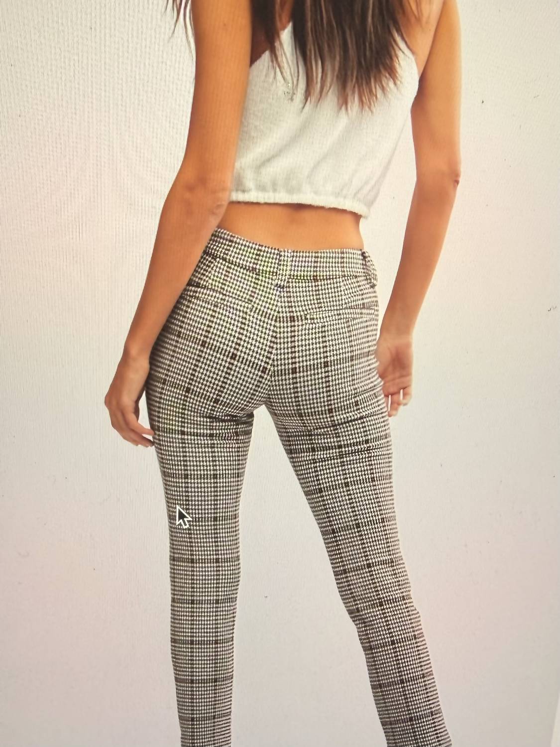 Free People - Molly plaid slim pant