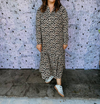 Urban Daizy - Leopard Print Maxi Dress