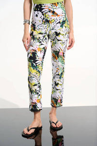 Joseph Ribkoff - Print pull on pants with mesh