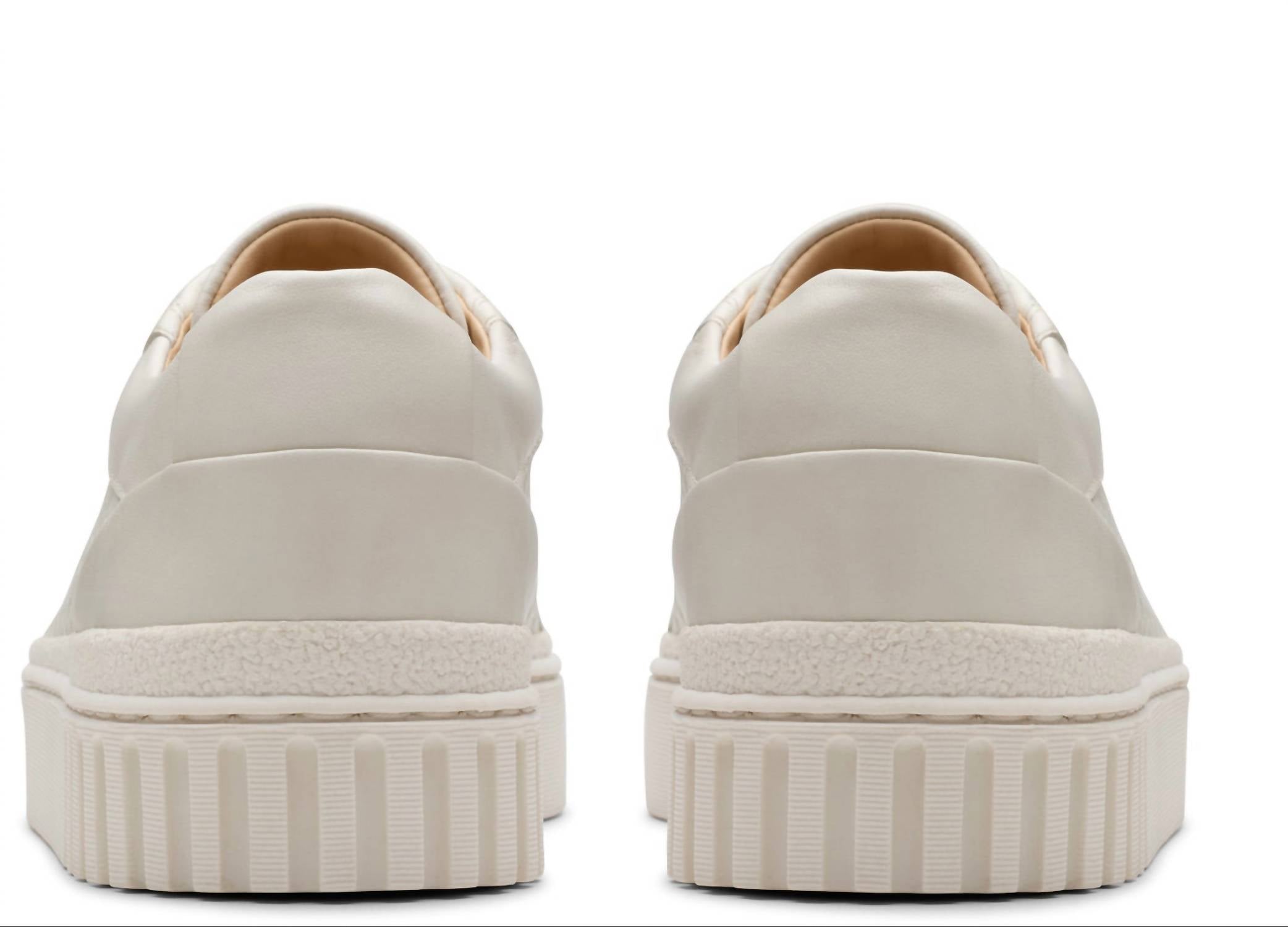 Clarks Women's Mayhill Bay Shoe in off white leather - women's sneaker - view 4