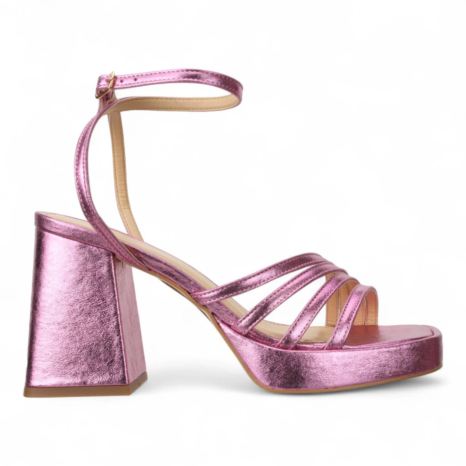 Bruno Menegatti - Women's Leather Dress Platform Sandal