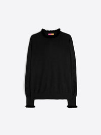Vilagallo - Ruffle Neck Sweater