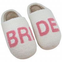 Katydid - Women's Bride Fuzzy Slippers