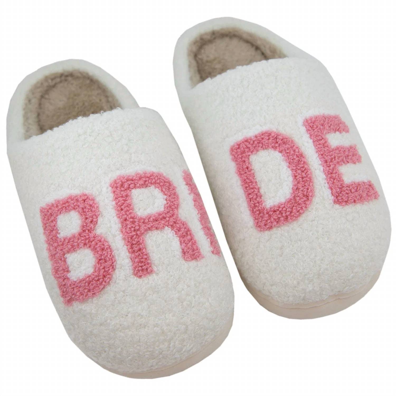 Katydid - Women's Bride Fuzzy Slippers