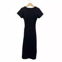 Lna - Women's Frankie Fitted T-shirt Dress With Front Twist/cutout