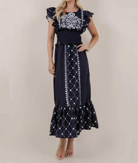 Sundayup - Ruffle Midi Dress