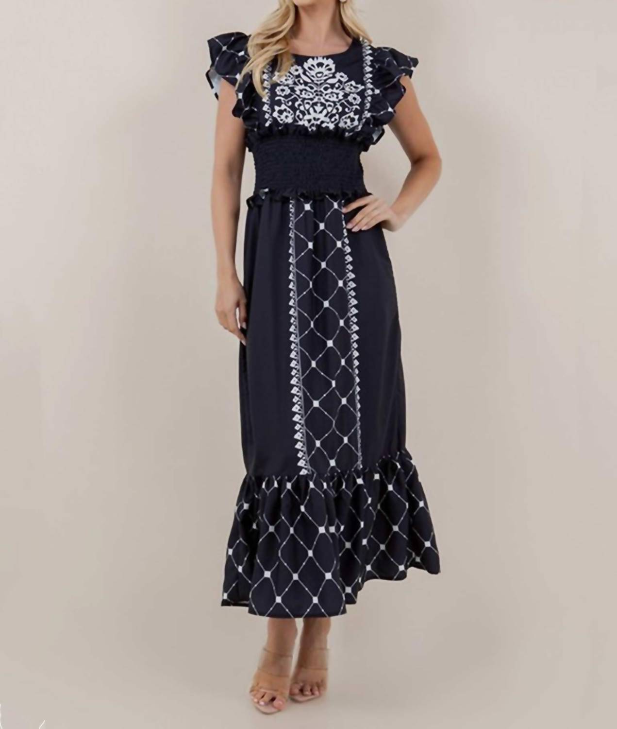 Sundayup - Ruffle Midi Dress