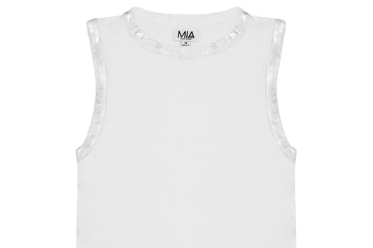 Mia - Girls' Foil Tank Top