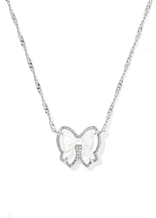 Kendra Scott - Women's Haley Bow Short Pendant Necklace