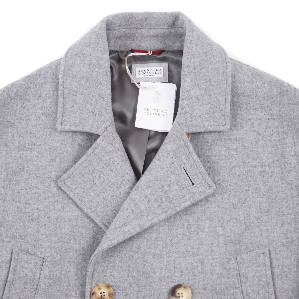 Brunello Cucinelli - Men's Double Breasted Wool Coat