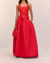 Cult Gaia - Red Bubble Skirt