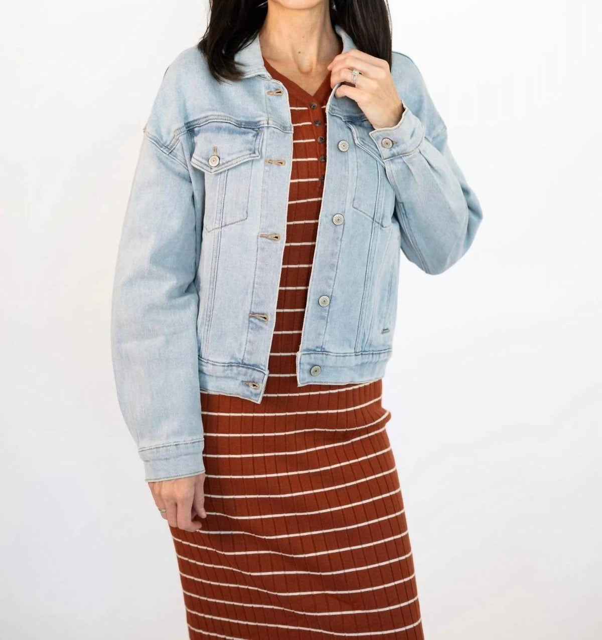 Tea N Rose - Hadlee Denim Jacket