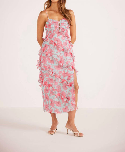 Minkpink - Auretta Ruffle Midi Dress