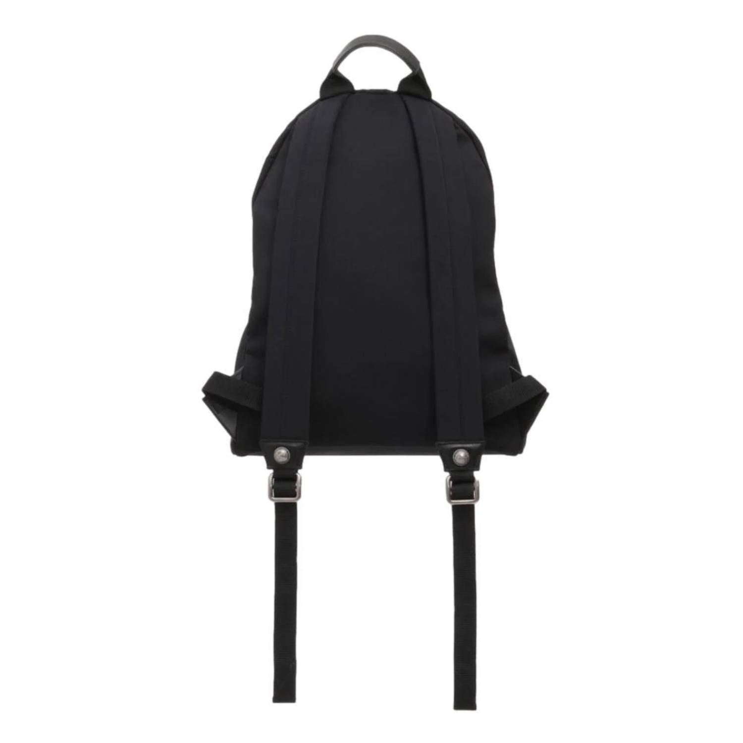 Balmain - Women's B-back Nylon White Logo Backpack