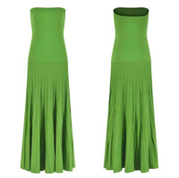 Productseeker Strapless Dress in green - women's dress