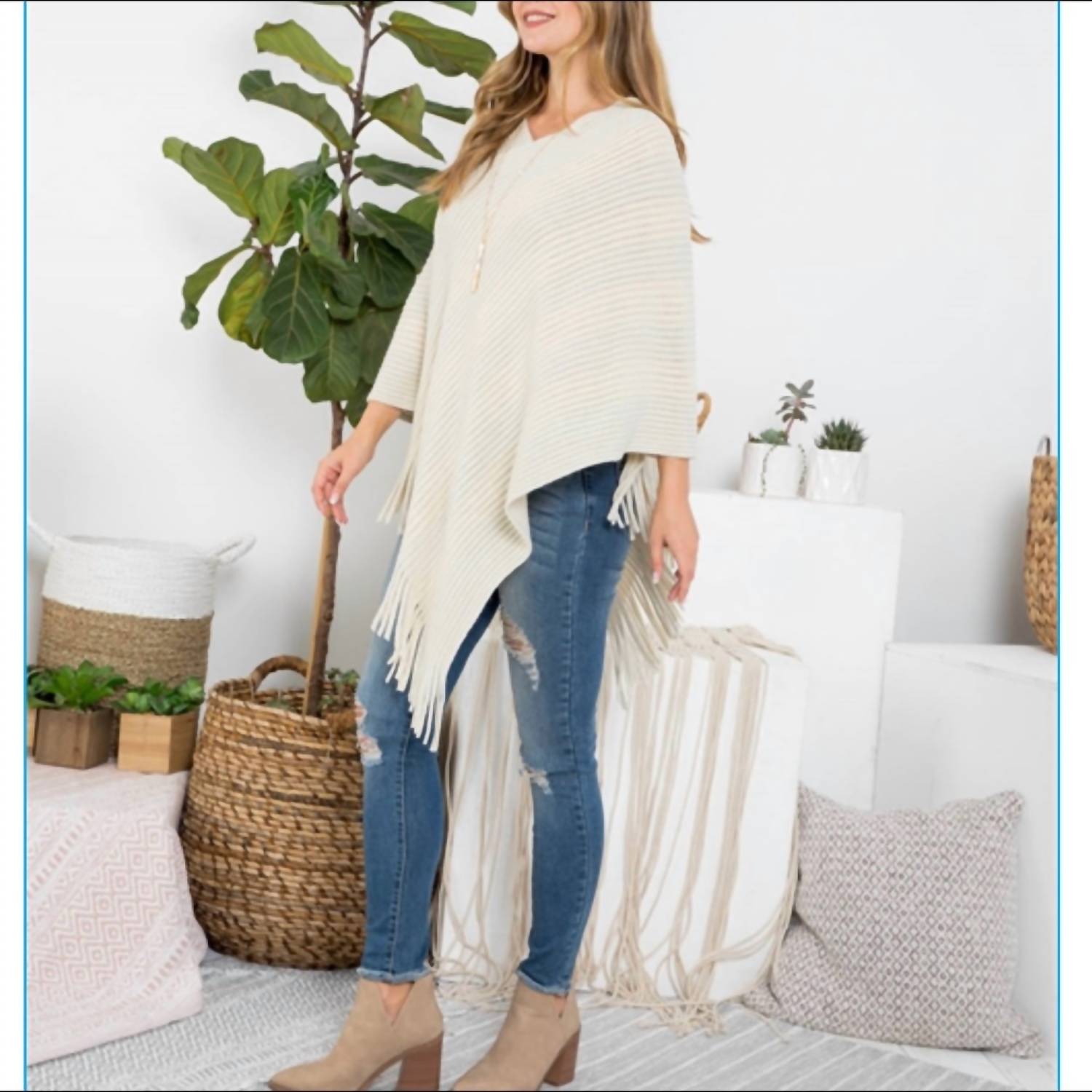 Molly Bracken - Women's Knitted Poncho