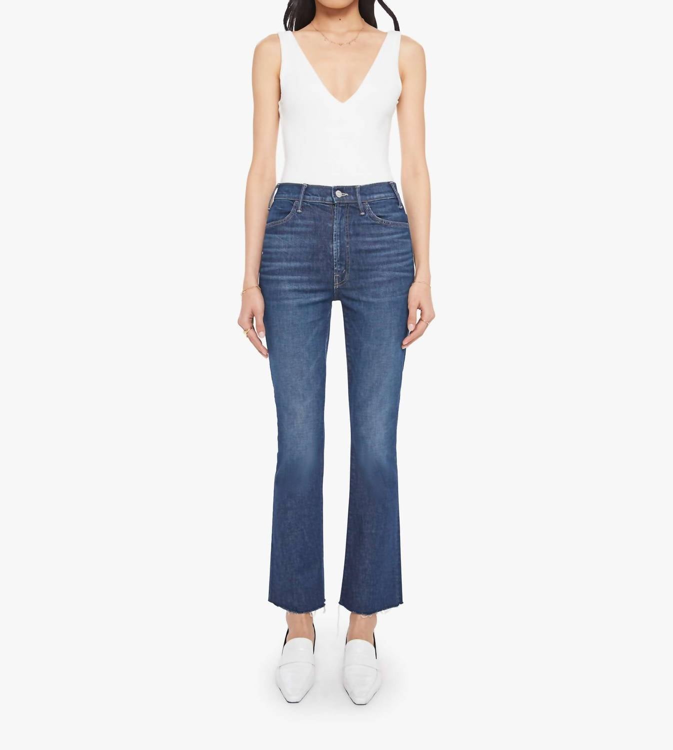 Mother - Hustler Flood Fray Jeans