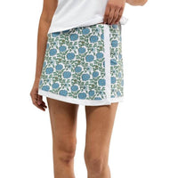 SMITH & QUINN Birdie Skort in sea salt floral - women's shorts - alternate view