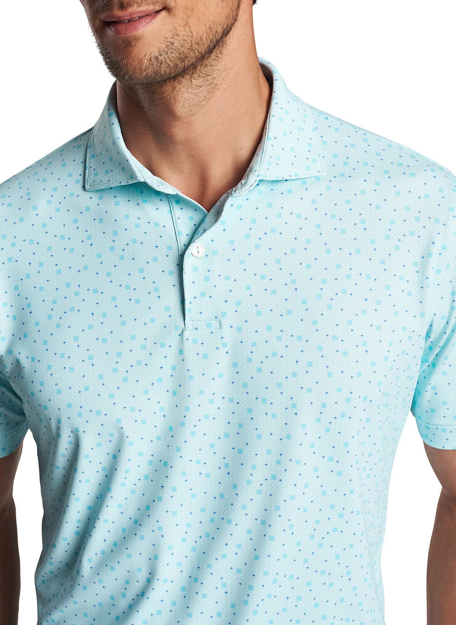 Peter Millar - Diamond In The Rough Performance Jersey Polo Shirt