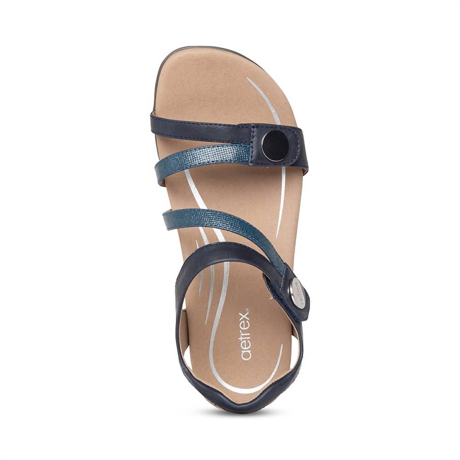 Aetrex - Women's Jess Adjustable Quarter Strap Sandal