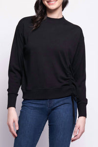 FOIL Best Side Top in black - women's sweater - alternate view