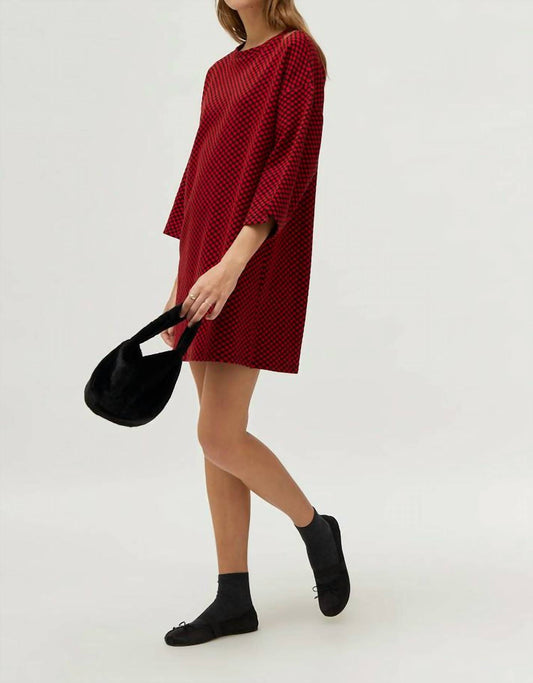 Compania Fantastica - Jacquard Printed Short Knit Dress