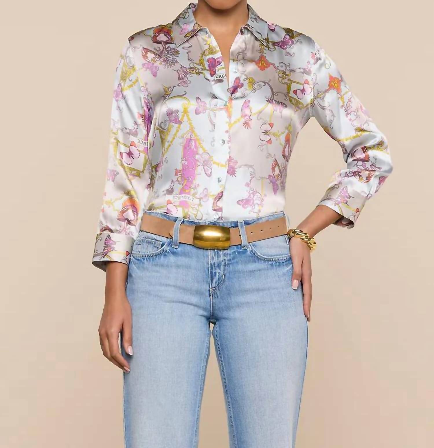 L'Agence - Dani Silk Blouse