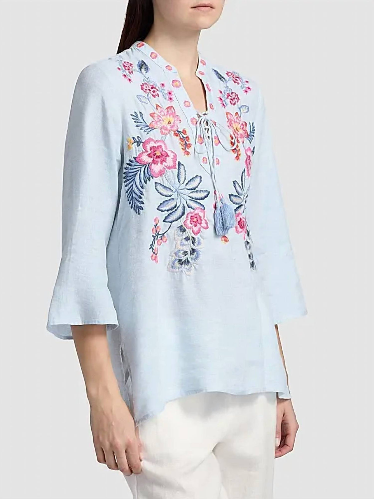 Johnny Was - Lirielle Tie Front Blouse