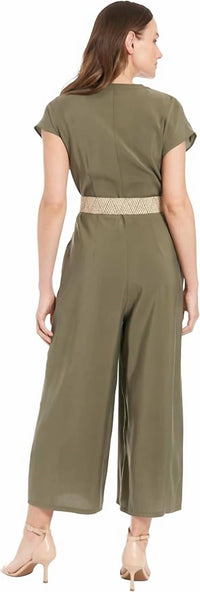 London Times - Kassia V-neck Jumpsuit