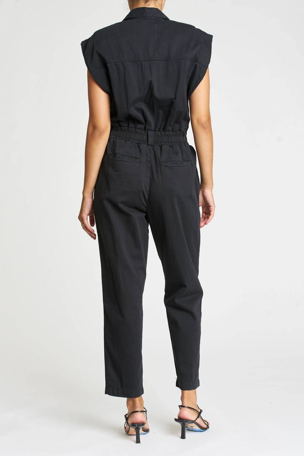 Pistola - Rosie Padded Shoulders Jumpsuit
