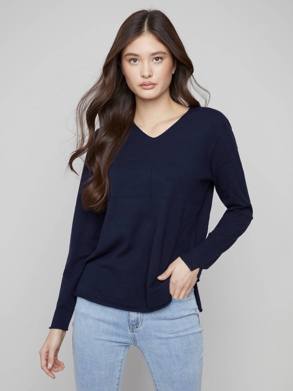 Charlie B - Basic Long Sleeve Sweater