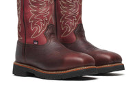 Thorogood Men's Pull-on Composite Toe Boot in chili crimson - men's boots - view 4