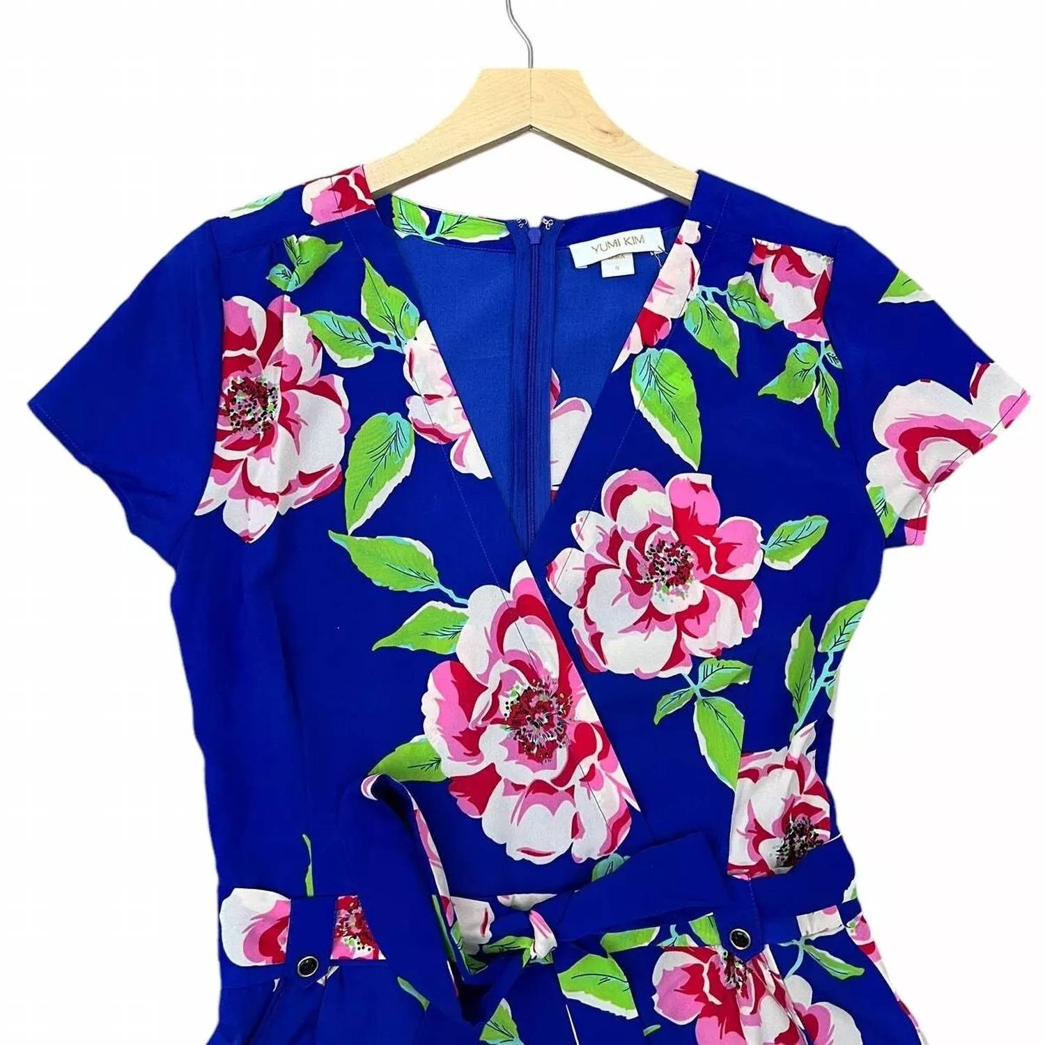Yumi Kim - Surplice Tied-waist Paradise Romper