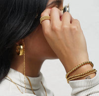 Ellie Vail - Women's Lucia Beaded Triple Ring Bracelet