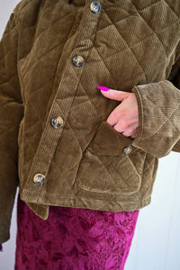 Frnch - Locust Street Quilted Velvet Jacket