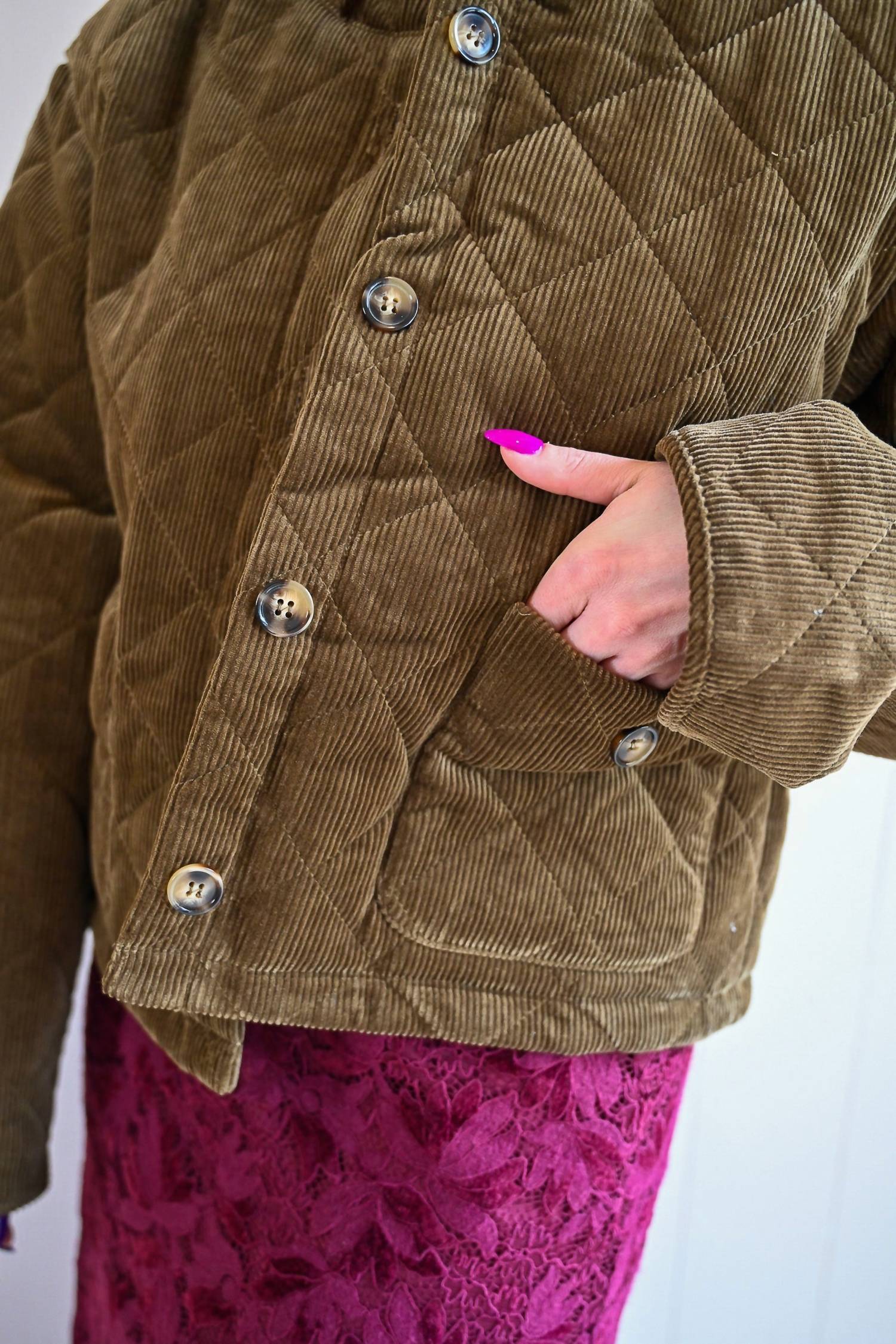 Frnch - Locust Street Quilted Velvet Jacket