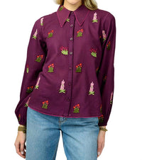 Ivy Jane - Scattered Embroidered Shirt