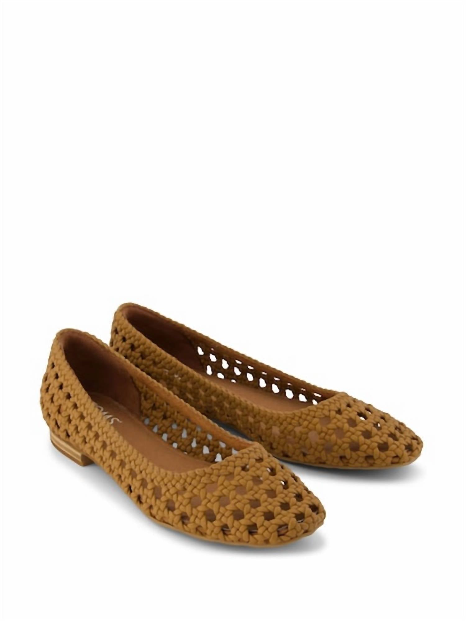 Toms - Women's Briella Basket Woven Basket Flats
