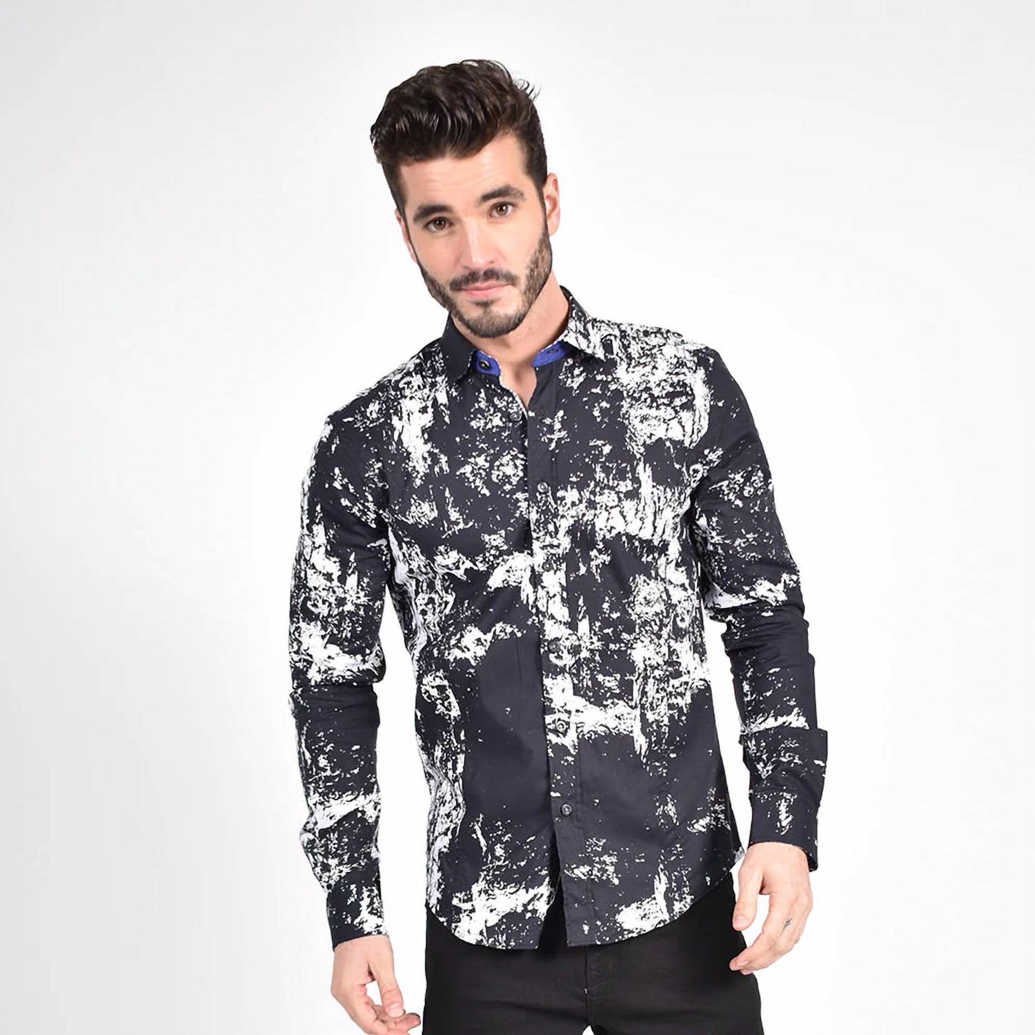 Eight X - Deep Static Button Down Shirt